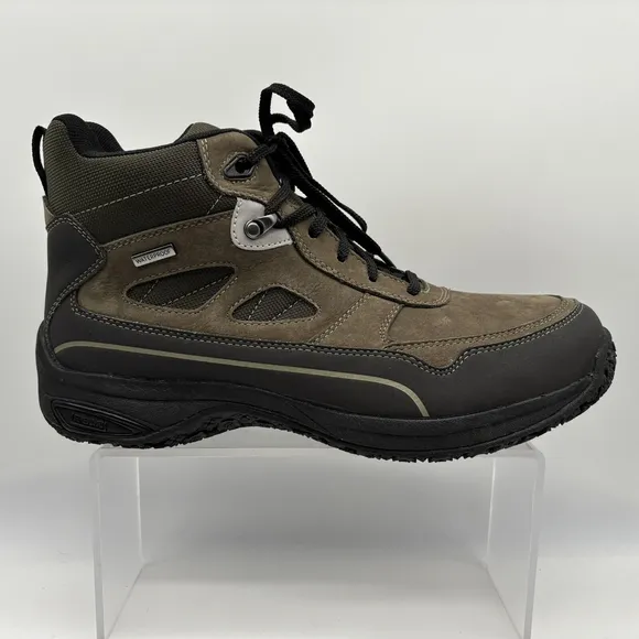 Dunham Men's Cloud Plus Waterproof Brown Leather Boots CI2118 Size US 11.5