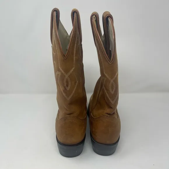 Durango brown leather western roper cowboy boot 7EE extra wide