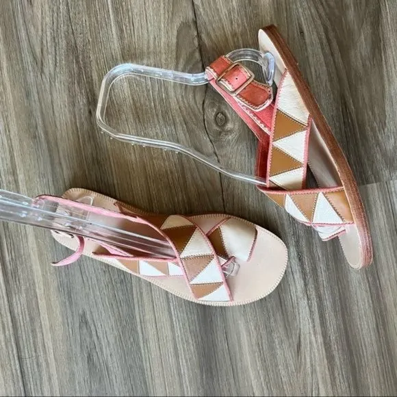 DVF Napa Cindy Cross Slingback Sandals