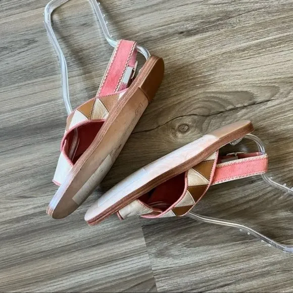 DVF Napa Cindy Cross Slingback Sandals