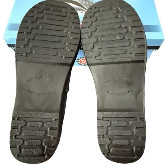 Easy Works by Easy Street Lyndee Shoes Navy Floral Embossed Women’s Size 9.5