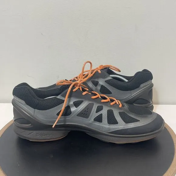 Ecco Biom Train Fjuel Golf Men’s Shoes Size US 13 EUR 47 Lace-Up Black / Orange