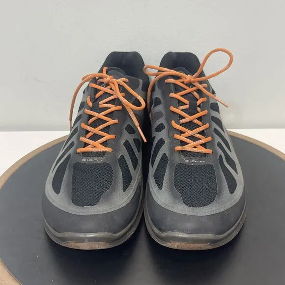 Ecco Biom Train Fjuel Golf Men’s Shoes Size US 13 EUR 47 Lace-Up Black / Orange