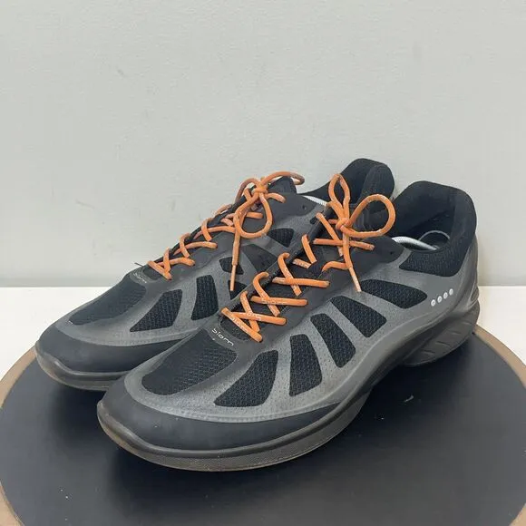 Ecco Biom Train Fjuel Golf Men’s Shoes Size US 13 EUR 47 Lace-Up Black / Orange