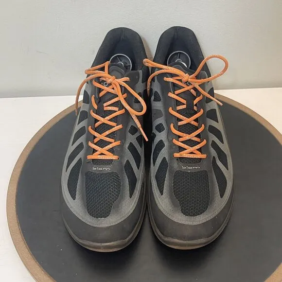 Ecco Biom Train Fjuel Golf Men’s Shoes Size US 13 EUR 47 Lace-Up Black / Orange