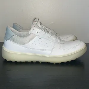 ECCO Fluid Form Spikeless Golf Shoes.  Size 40 Extra Wide.  Leather.