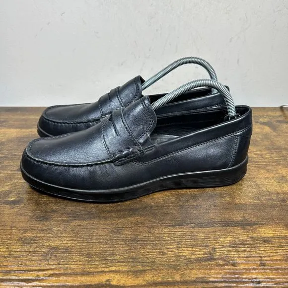 ECCO S Lite Moc Penny Loafer Black Shoes Men's Size 7‎