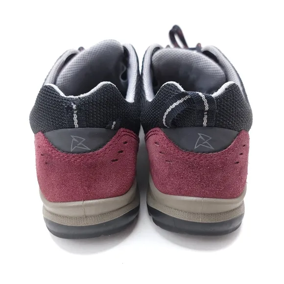 Ecco Shoes Women's Black/Burgundy Gore-Tex Receptor Technology Lace up Size 40
