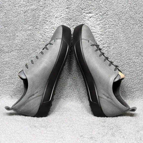 Ecco Soft Hydromax Mens Size 41 US 7-7.5 Extra Wide Golf Shoes Gray Leather