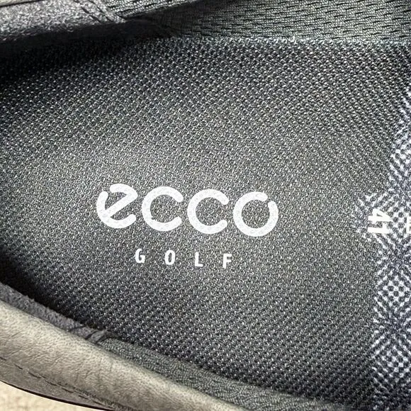 Ecco Soft Hydromax Mens Size 41 US 7-7.5 Extra Wide Golf Shoes Gray Leather