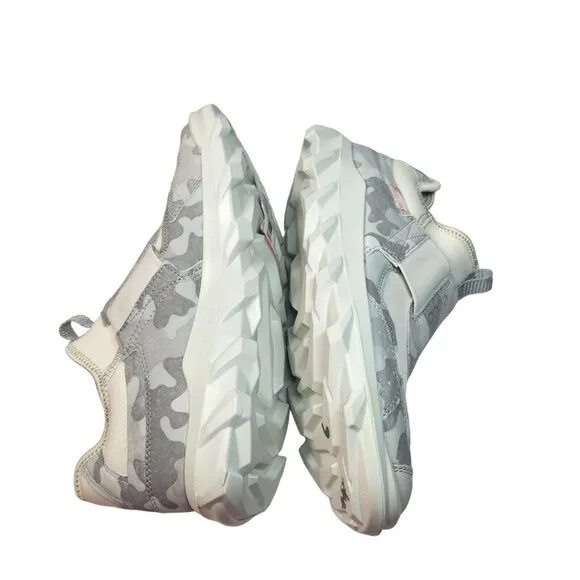 Ecco Sport MX Low Womens Size 39 EU (8-8.5 US) White Camo Sneakers  Trail 82