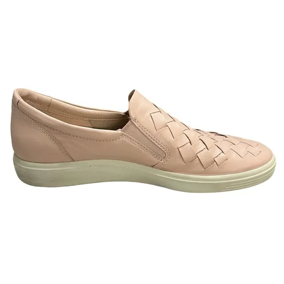 Ecco Womens Comfort Leather Loafer slide slip on shoes sz 42/11