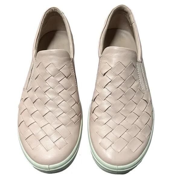Ecco Womens Comfort Leather Loafer slide slip on shoes sz 42/11