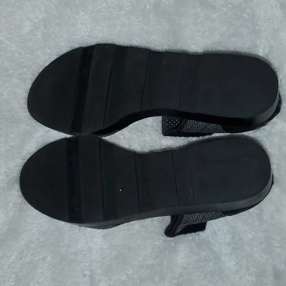 EILEEN Fisher Ogden Stretch-Knit Two-Piece Wedge Sneaker Size 7.5
