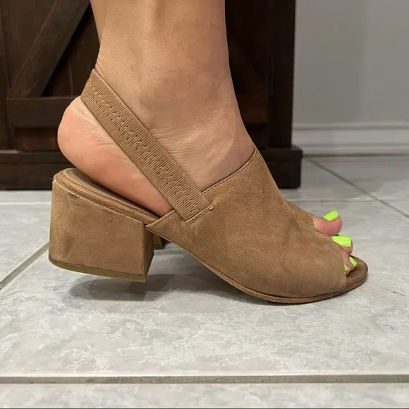Eillen Fisher Brown Slingback Sandals