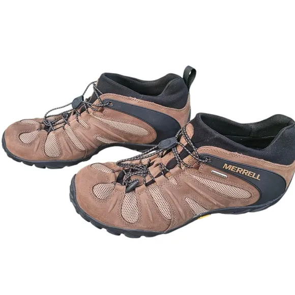 EUC Merrell Chameleon 8 Stretch Waterproof Hiking Boot Brown Men's 13
