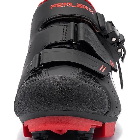 FENLERN Men's Cycling Shoes Mountain Bike Shoes MTB with Quick Ratchet‎ Size 9