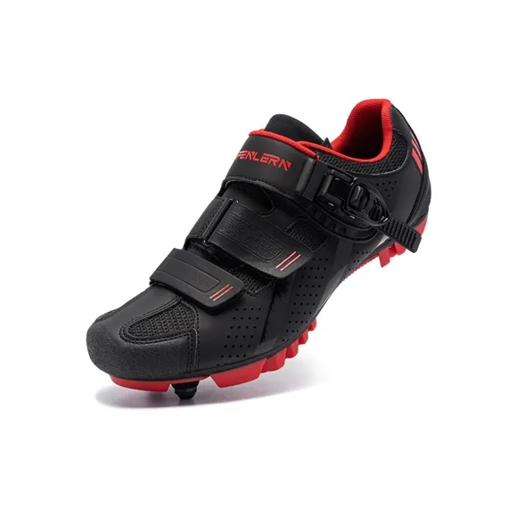 FENLERN Men's Cycling Shoes Mountain Bike Shoes MTB with Quick Ratchet‎ Size 9