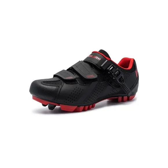 FENLERN Men's Cycling Shoes Mountain Bike Shoes MTB with Quick Ratchet‎ Size 9