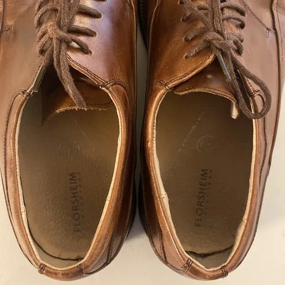 Florsheim 11 Wide (3E) Brown Leather Oxford Alverson Shoe