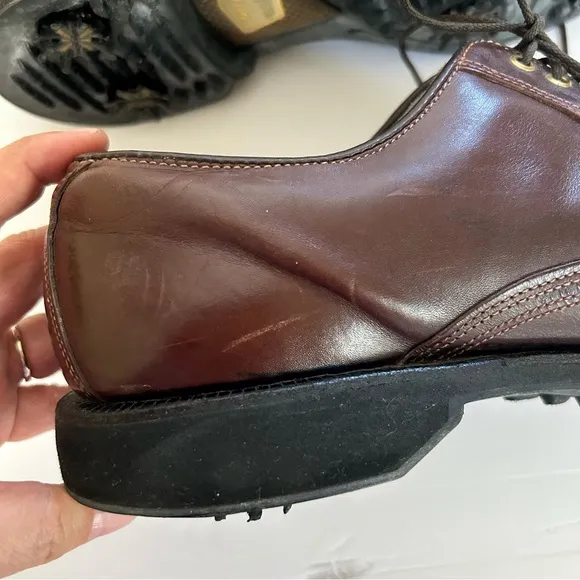 FootJoy Classics Split Bike Toe Oxford Golf Shoes W/Optiflex Soles Men's 10.5D