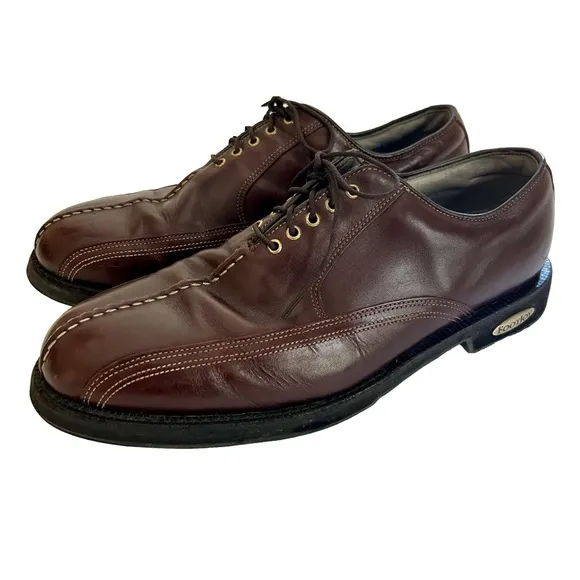 FootJoy Classics Split Bike Toe Oxford Golf Shoes W/Optiflex Soles Men's 10.5D