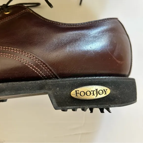 FootJoy Classics Split Bike Toe Oxford Golf Shoes W/Optiflex Soles Men's 10.5D