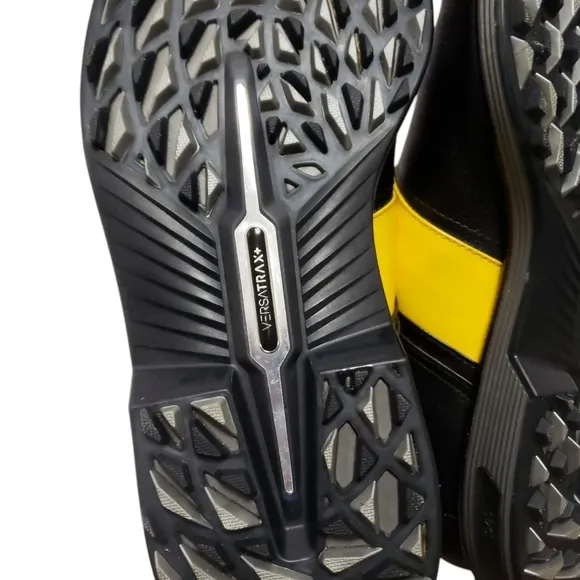 Footjoy Mens Premiere Series Packard Spikeless Golf Shoes Sz 10 Black Yellow