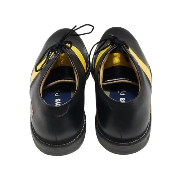 Footjoy Mens Premiere Series Packard Spikeless Golf Shoes Sz 10 Black Yellow
