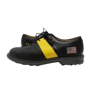 Footjoy Mens Premiere Series Packard Spikeless Golf Shoes Sz 10 Black Yellow