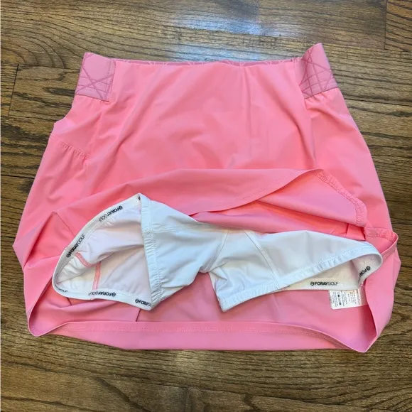 Foray Women's 17.5&quot; Pull On Golf Skort, sachet pink, Medium—NWT