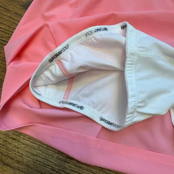 Foray Women's 17.5&quot; Pull On Golf Skort, sachet pink, Medium—NWT