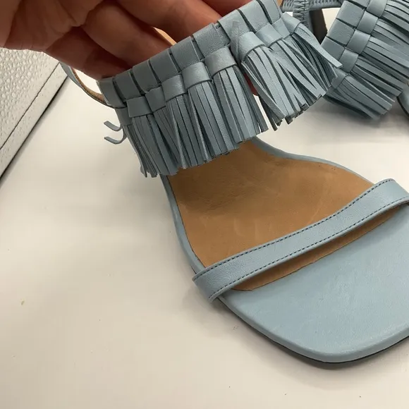 Frame   Le Borrego Leather Slingback Sandals