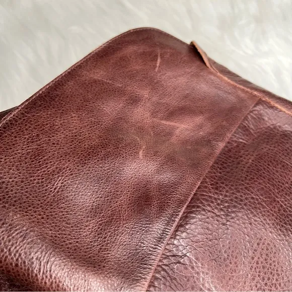 Franco Sarto Haleen Wide Calf Over-the-Knee Brown Leather Size 7.5M