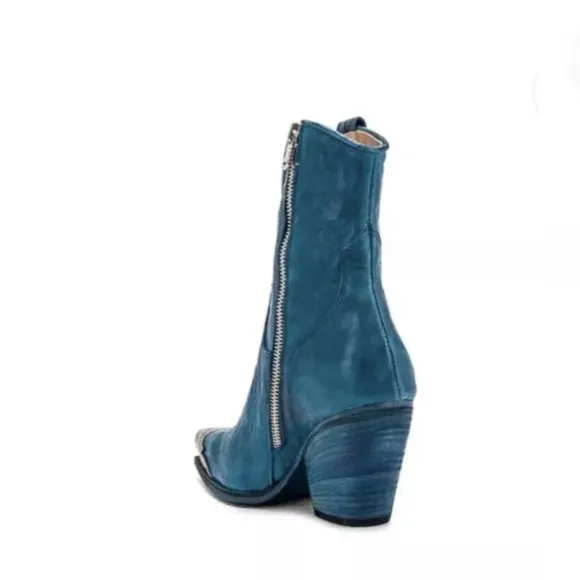 Free People Brayden Western Boots Size 38.5