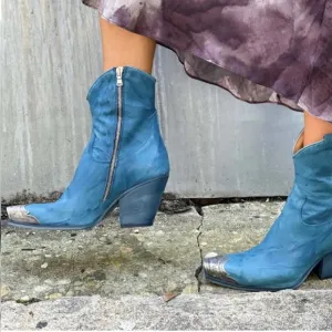 Free People Brayden Western Boots Size 38.5