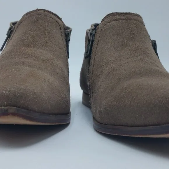 Free People | In Sight Double Zip Booties In Taupe Size 37