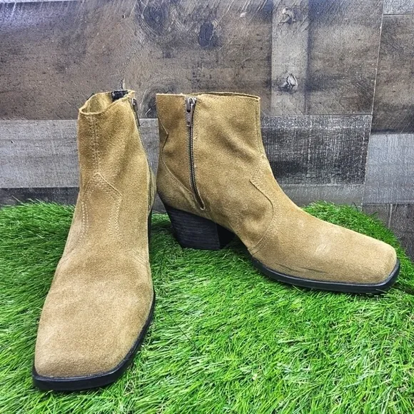 Free People Maverick Ankle Boots, Khaki Green 38