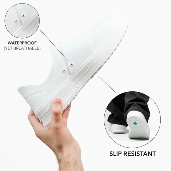 Gales/nurse/lightweight/slip resistant/waterproof slip on shoes
