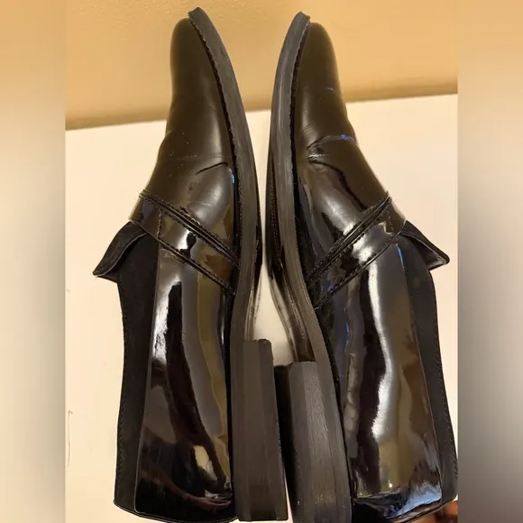 Giorgio Brutini Mens Luxore Tuxedo Slip On Dress Shoe Black Patent Leather 9.5 M