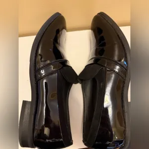 Giorgio Brutini Mens Luxore Tuxedo Slip On Dress Shoe Black Patent Leather 9.5 M