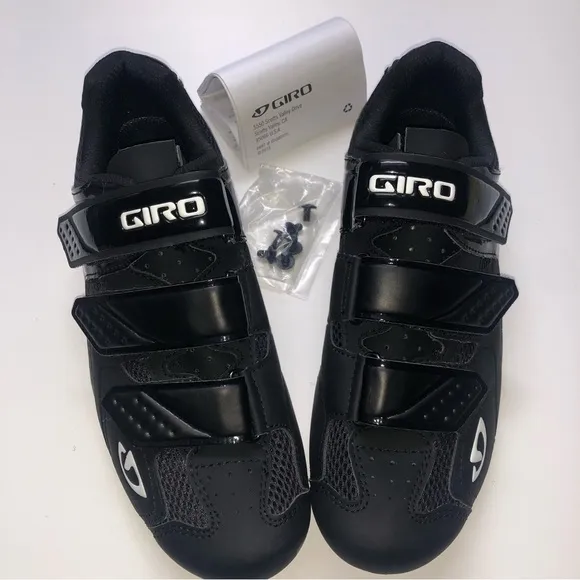 Giro Treble II Men's Road Cycling Matte Black  Shoes Size US 7.5 /UK 6.5 /EUR 40