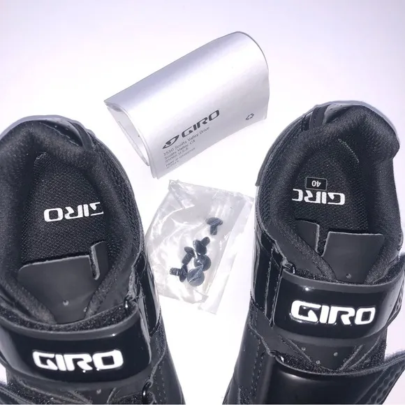 Giro Treble II Men's Road Cycling Matte Black  Shoes Size US 7.5 /UK 6.5 /EUR 40