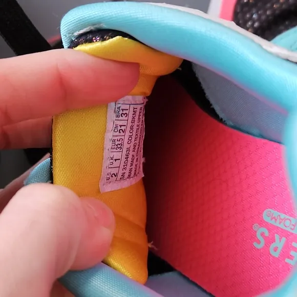 Glittery Skechers Girls Shoes