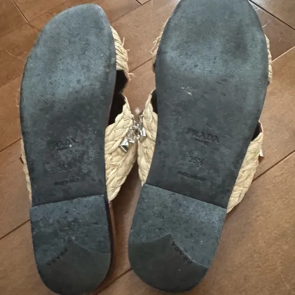 ❤️❤️Gorgeous Prada Women's Sandals size 5.5❤️❤️