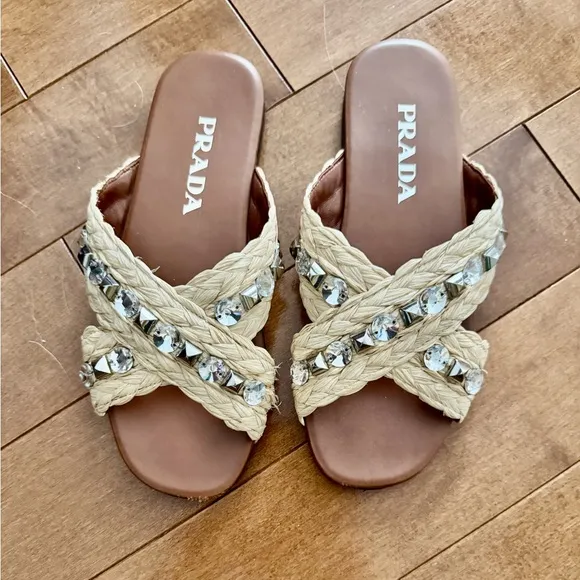 ❤️❤️Gorgeous Prada Women's Sandals size 5.5❤️❤️