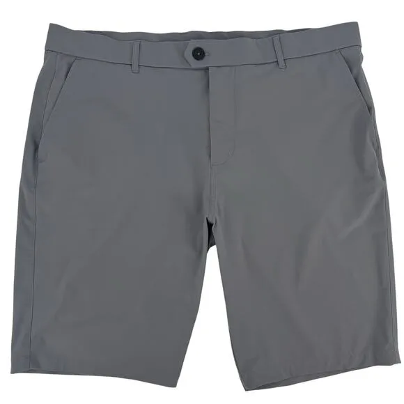 Greyson Men’s Montauk Short 10&quot; Size 38 Gray Chino Golf Performance Stretch EUC