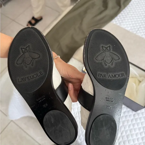Gucci - Black Sandals - 36.6
