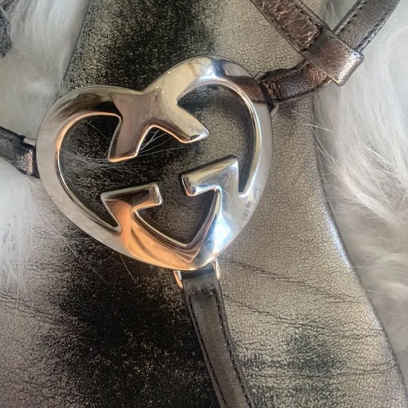 Gucci heart sandals
