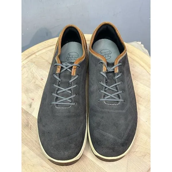 HANWAG Suede Leather Hiking Shoes Mens 11.5 Gray Brown Lace up Gorpcore Romania